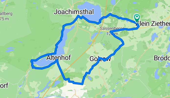 Zur Mühle 50, Ziethen nach Zur Mühle 44, Ziethen