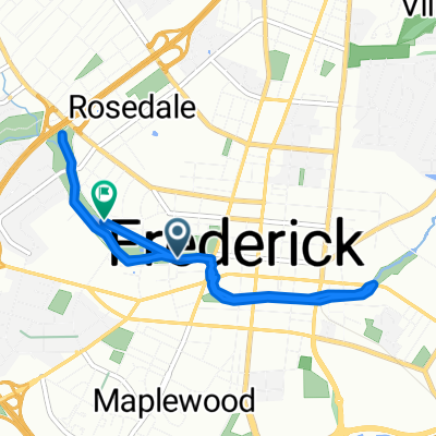 Carroll Parkway 256, Frederick to West 2nd Street 605, Frederick