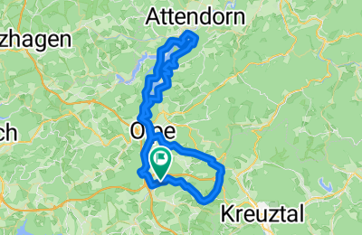 Route in der Bikemap App öffnen