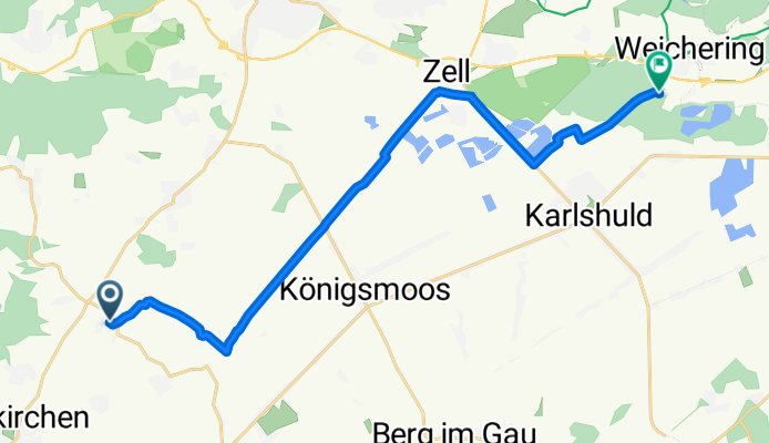 Kirchstraße 5, Ehekirchen nach Kochheimer Straße 42, Weichering