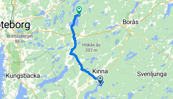 Öresjövägen 46, Örby to Brattelidvägen 15, Hindås
