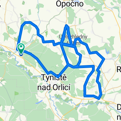 Třebechovice pod Orebem -3 x Ostašák - Častolovice - Třebechovice