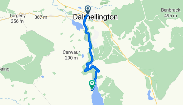 Ayr Road 38, Dalmellington to Unnamed Road