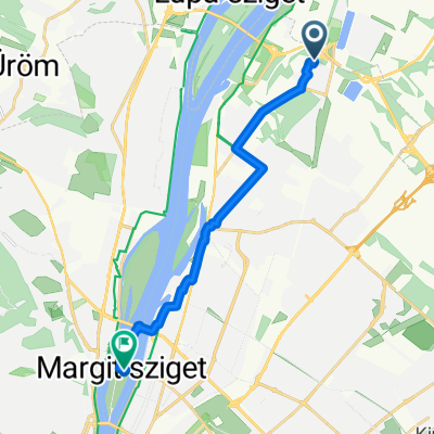Route from Somlyói Nagy Sándor utca 29., Budapest IV. kerület