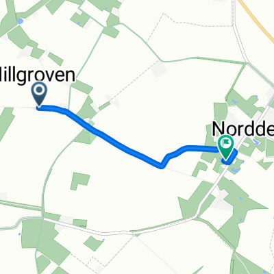 Fischerweg, Hillgroven nach An der Wurth 10B, Norddeich