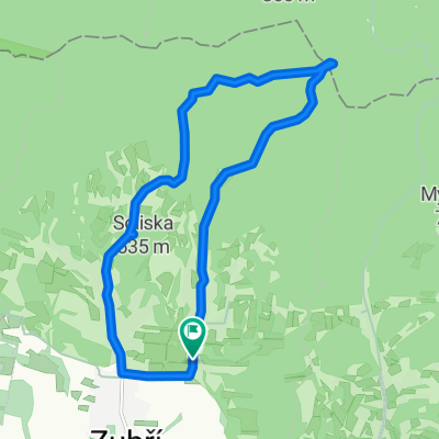 Starozuberská 1438, Zubří to Starozuberská 1438, Zubří