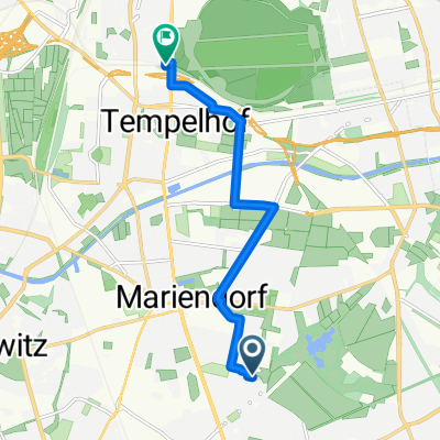 Hochkalterweg 5, Berlin nach Hoeppnerstraße 1, Berlin