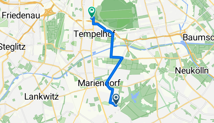 Hochkalterweg 5, Berlin nach Hoeppnerstraße 1, Berlin