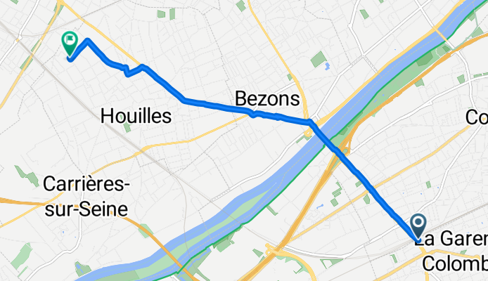 De 92 Boulevard National, La Garenne-Colombes à 144 Rue Lavoisier, Houilles