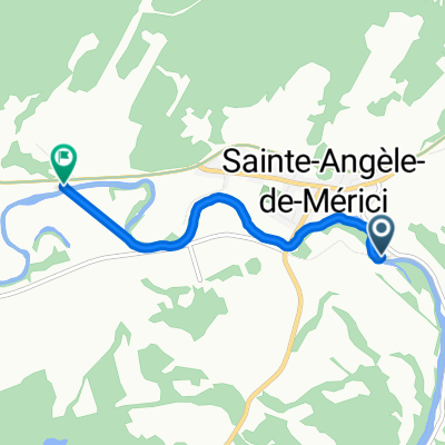 De Chemin du Portage 44-40, Sainte-Angèle-de-Mérici à Québec 234, Sainte-Angèle-de-Mérici
