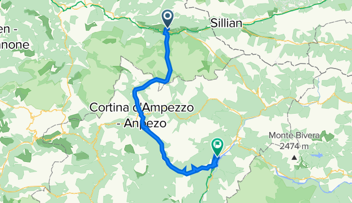 Dobbiaco-Cortina-Calalzo di Cadore
