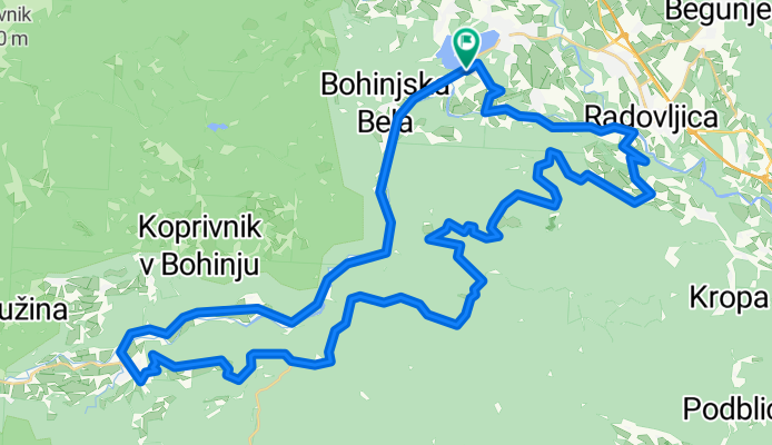 BLED-BOH. BISTRICA-JELOVICA-TALEŽ-BLED