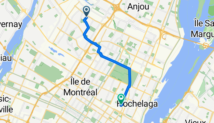 De 6310 Rue de Milly, St-Léonard à 2901 Rue Rachel E, Montréal