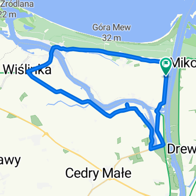 Świbnieńska 92, Gdańsk do Świbnieńska 94, Gdańsk
