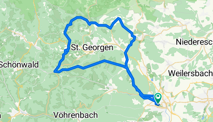 VL - Langenschiltach - Kesselberg - VL
