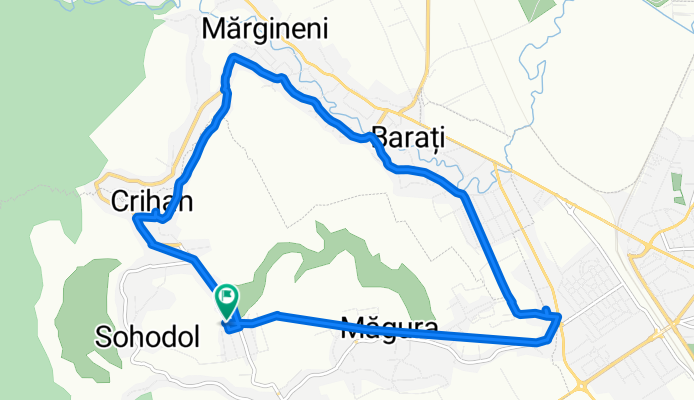 Str. Grădiniței, Crihan to Str. Grădiniței, Crihan