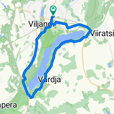 Viljandi (saabuvad bussid) to Ilmarise 1, Viljandi