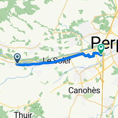 De 2A Avenue du Languedoc, Saint-Féliu-d'Avall à 550 Avenue de Milan, Perpignan