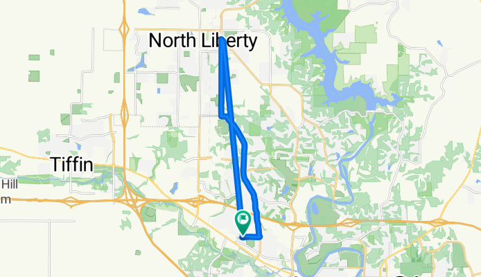 718 18th Ave, Coralville to 718 18th Ave, Coralville