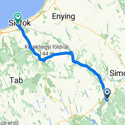 Gárdonyi Géza utca 4., Pincehely to Fő utca 138., Siófok