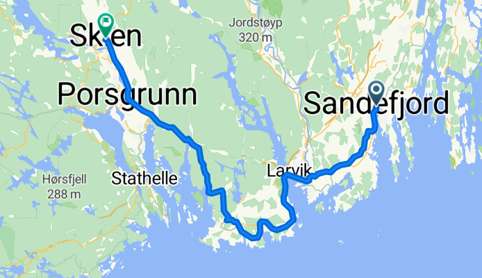 Sandefjord-Stavern-Skien