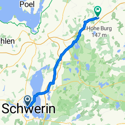 Wismarsche Straße 228, Schwerin nach L10, Satow