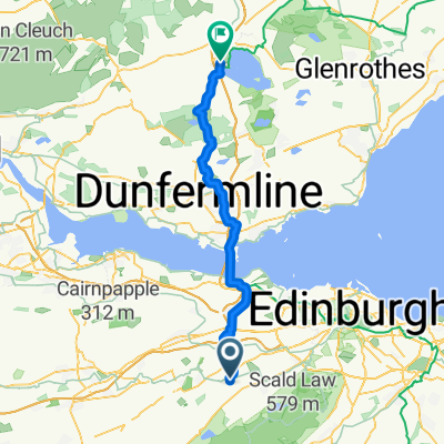 Long Dalmahoy Road, Kirknewton to 40–42 High St, Kinross