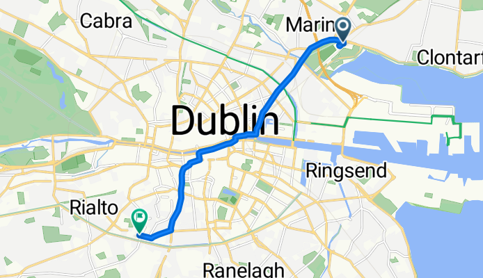 Westwood Health Club, Clontarf Road, Dublin 3 to 207 South Circular Road, Dublin 8