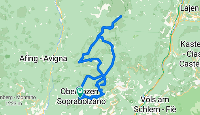 MTB route Ritten