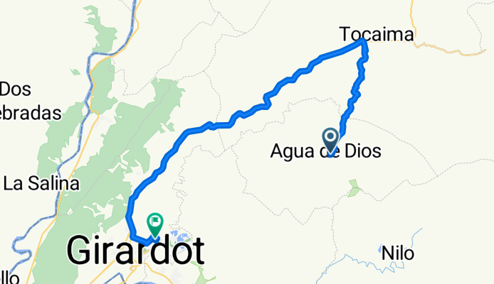 Ruta agua de dios-tocaima-Girardot
