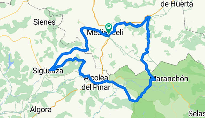 VUELTA MEDINACELI.  Aros de Jalón, Puerto Sagides, Alcolea,  Siguenza, Ambrona, Medinaceli alto