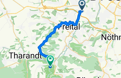 Route in der Bikemap App öffnen