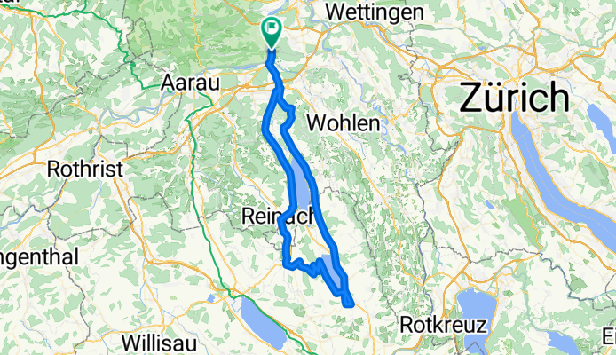  Baldeggersee mit Herlisberg,über Reinach retour