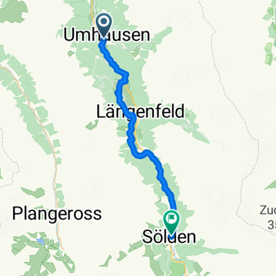 Umhausen, Umhausen nach Gemeindestraße 2, Sölden