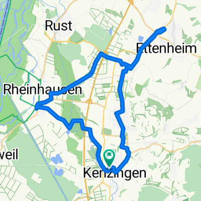 Eisenbahnstraße 53, Kenzingen nach Eisenbahnstraße 53, Kenzingen