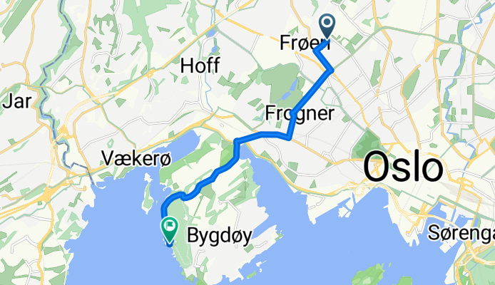 Suhms gate 36B, Oslo to Frølichs Vei 15, Oslo