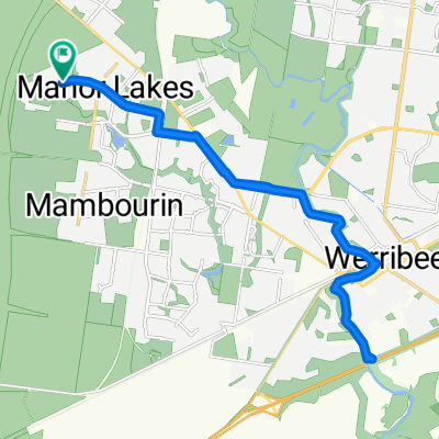 Holyoake Parade to Werribee River Trail End (Loop)