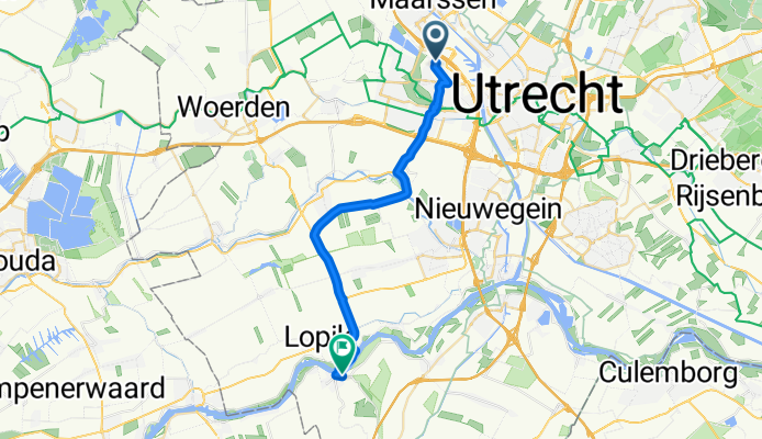 Jerry Bockstraat 38, Utrecht naar Lekdijk 10, Ameide