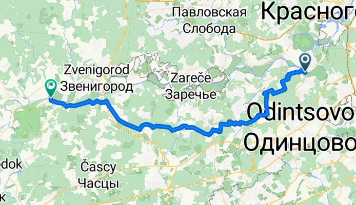 маршрут с Новь поселок, 114Г, Барвихинское