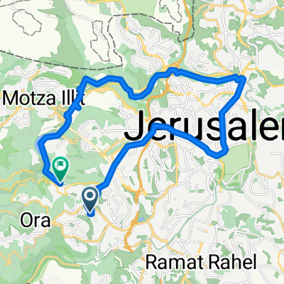 Florentin Street 32, Jerusalem to Emek HaTeimanim Street 30, Jerusalem