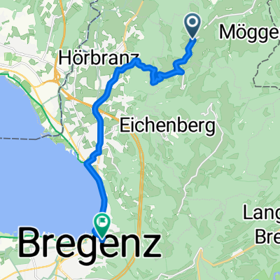 Höflings 25, Möggers nach Steinbruchgasse 4, Bregenz