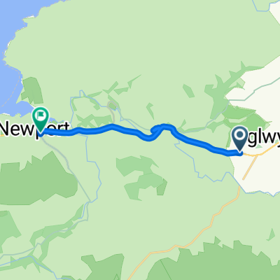 A487, Eglwyswrw, Crymych to Feidr Bentick, Newport