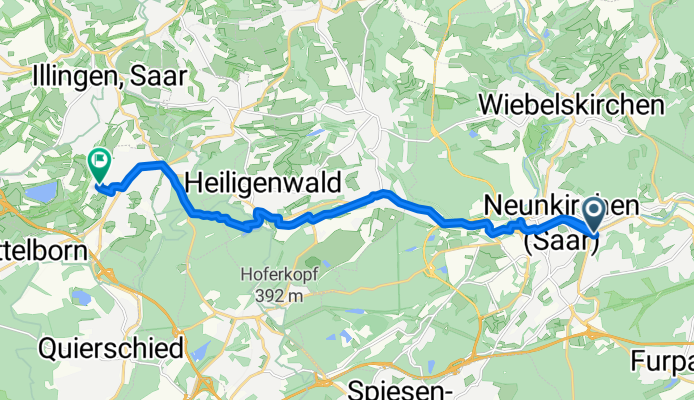 Mühlwiesenstraße 6, Neunkirchen nach Friedrichstraße 34, Merchweiler