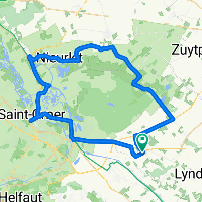 De Place Michel et Charles Stoven 42, Renescure à Rue du Château 2 bis, Renescure