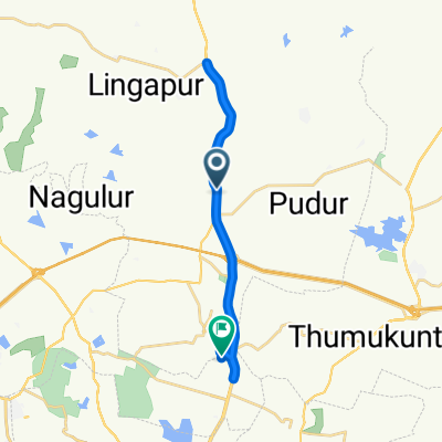 Route from NH 44, Hyderabad