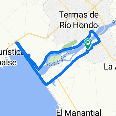 De Avenida J. F. Ibarra 764, Termas de Río Hondo a Avenida J. F. Ibarra 764, Termas de Río Hondo