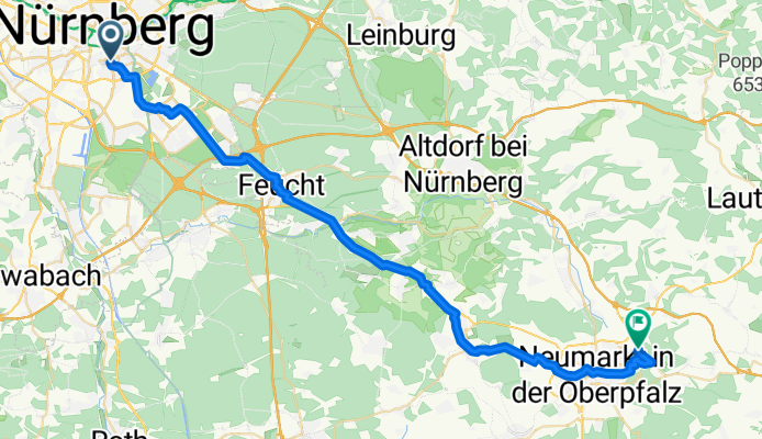 Nürnberg - Neumarkt via Ludwigkanal