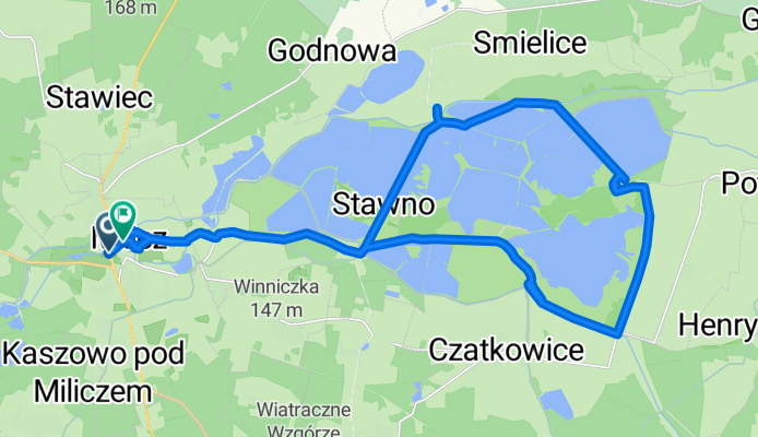 Trasa do Wałowa 4–24, Milicz