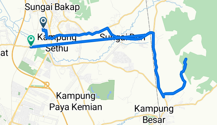 Lorong 2 2197, Sungai Jawi to P162, Sungai Jawi