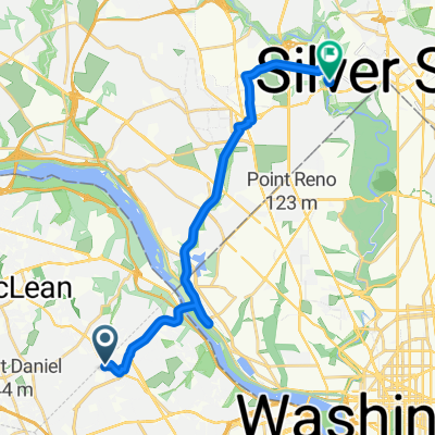Route from 5120 37th Rd N, Arlington